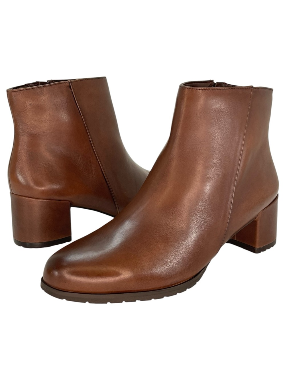 Naturalizer Joy Brown Leather Weatherproof Womens Ankle Boots Size 9.5M - Picture 11 of 13